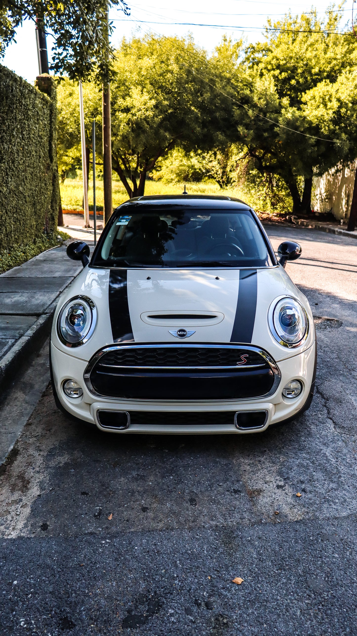 FRENTE DE MINI COOPER S 2017 BLANCO