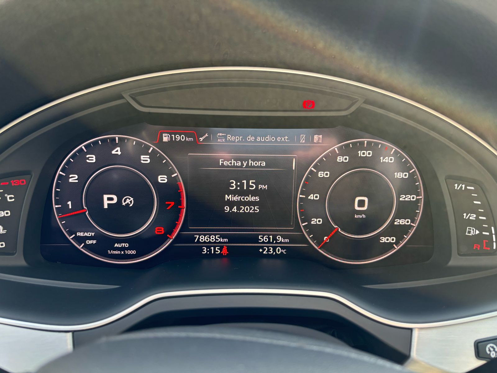 TABLERO AUDI Q7 ELITE 2017
